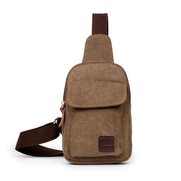 waist bags men chest pack casual single-shoulder canvas bag men's multi-functional outdoor small shoulder rides luggage